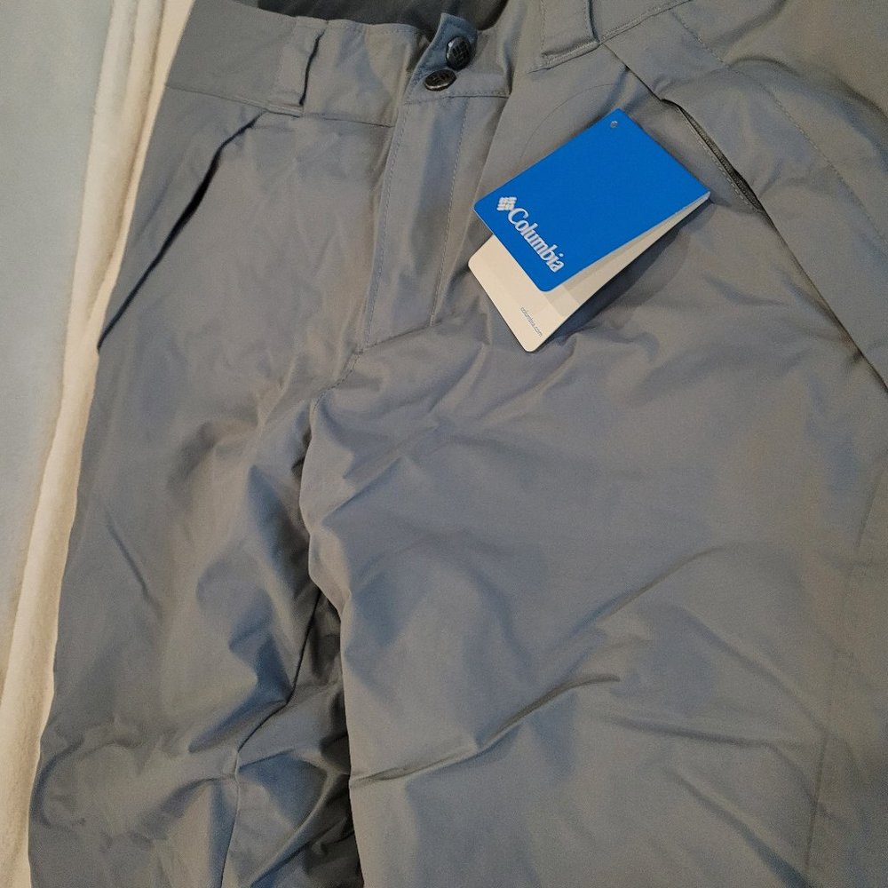 COLUMBIA Women's Polar Eclipse Ski Snow Insulated Pants Gray S